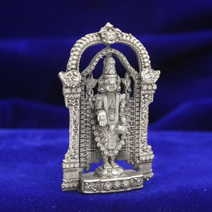 Lord Venkateshwara (Balaji) Idol (Murti) in Pure Silver