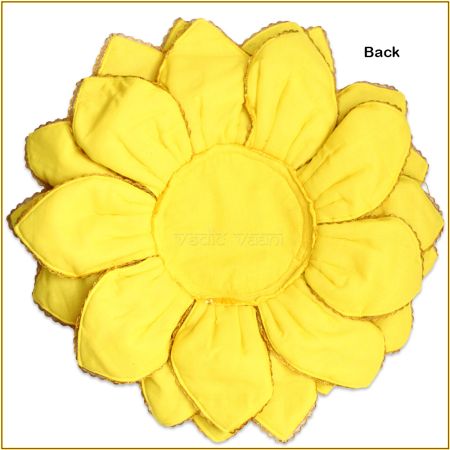 Velvet Altar Cloth with Lotus Design for Kalash Sthapan Margashirsha Puja Multi Festival