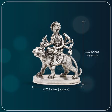 Jai Mata Di Maa Ambe Idol/Murti in Pure Silver