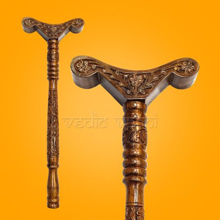 Meditation Traditional Yoga Danda (Stick) - Designer