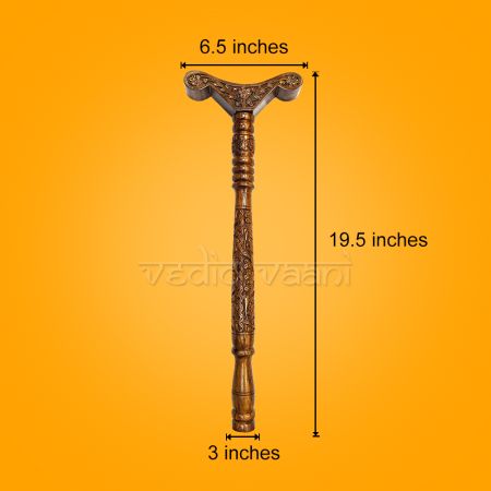 Meditation Traditional Yoga Danda (Stick) - Designer