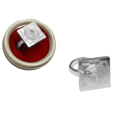 Meru Shreeyantra Ring in Silver