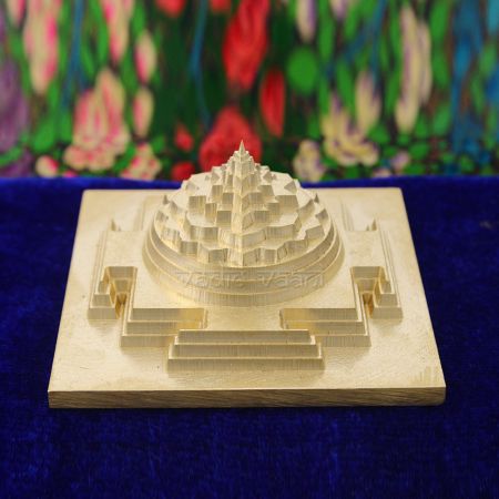 Mystical Yantraraj Siddh Shree Yantra in Brass