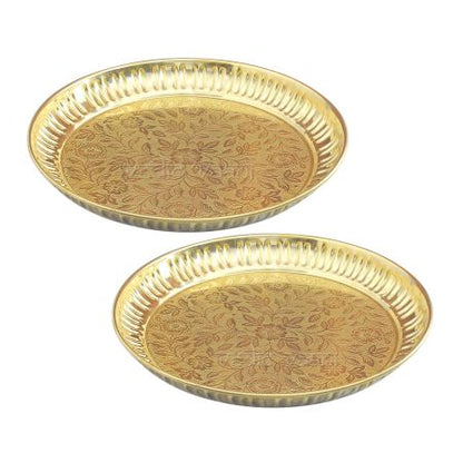 Naivedya Prasad Plate in Brass