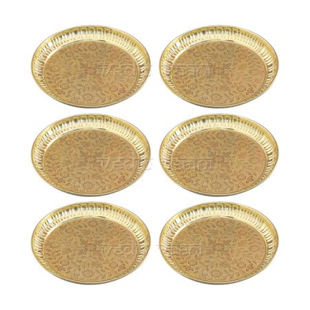 Naivedya Prasad Plate in Brass
