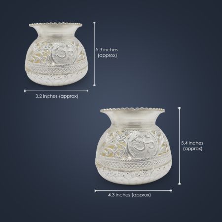 Navratri Garba for Durga Puja in Pure Silver