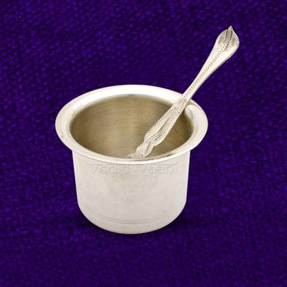 Panchpatra / Pela and Pali in Pure Silver