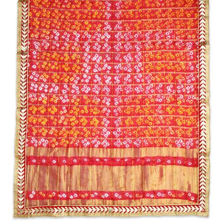 Gujarati Bandhani Devi Shakti Navratri Chunri