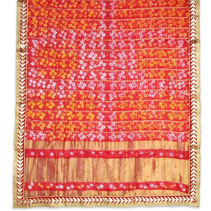 Gujarati Bandhani Devi Shakti Navratri Chunri