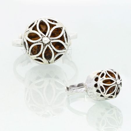 6 Mukhi Rudraksha Ring - Adjustable