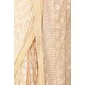 Sari from Punjab with Phulkari Embroidery in Self and Golden Border