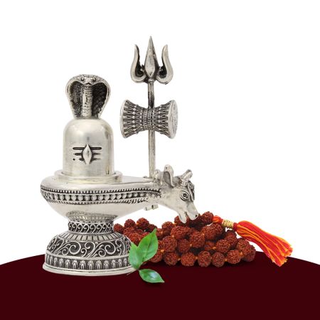 Shakti The Power Shivalinga in Pure Silver