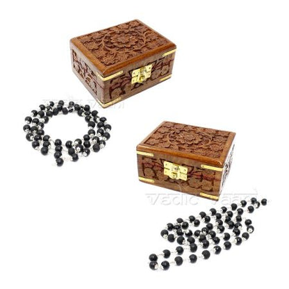 Shaligram Mala in Pure Silver