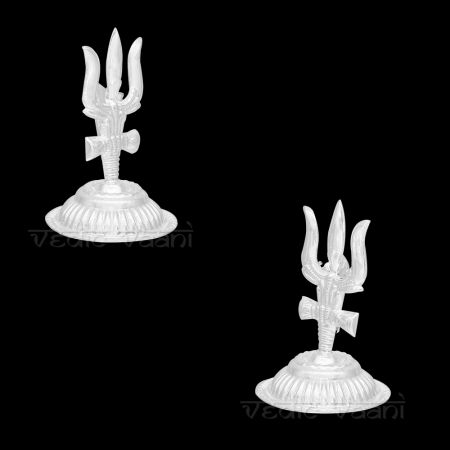 Lord Shiva Trishul (Trident) for Temple in Silver - 12 gms