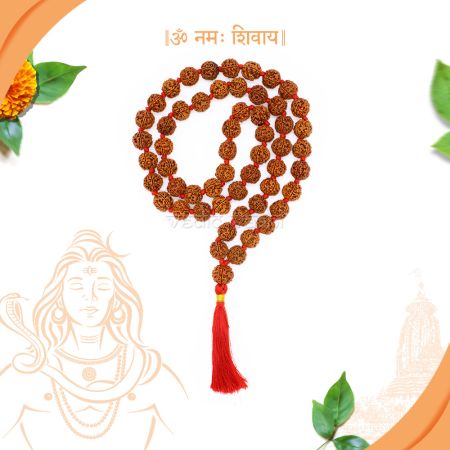 Punchmukhi (5) Mukhi Rudraskha Kantha Nepal Beads (54+1)