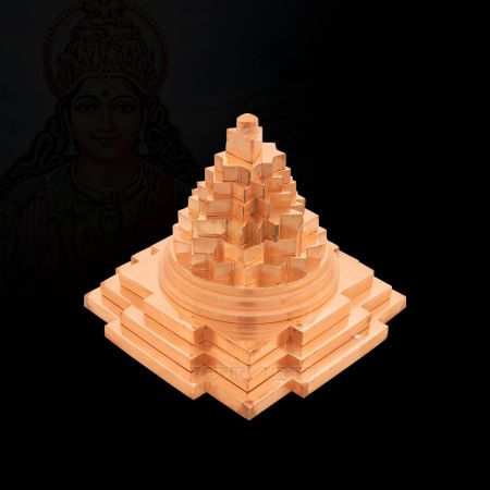 Shri Yantra, Shri Shakti Chakra Yantra in Pure Copper