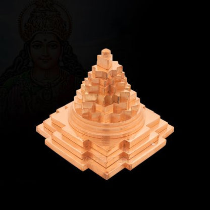 Shri Yantra, Shri Shakti Chakra Yantra in Pure Copper
