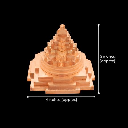 Shri Yantra, Shri Shakti Chakra Yantra in Pure Copper