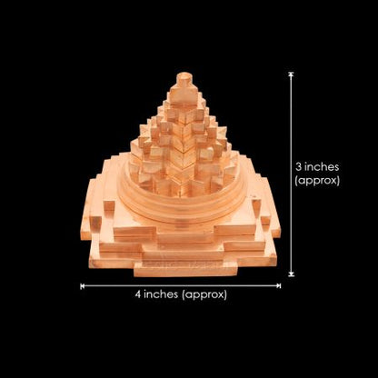 Shri Yantra, Shri Shakti Chakra Yantra in Pure Copper