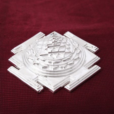 Siddhi Sri Chakra Shree Yantra in Pure Silver