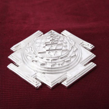Siddhi Sri Chakra Shree Yantra in Pure Silver