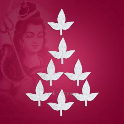 Bilwa / Belpatra in Sterling Silver for Offering to Lord Shiva
