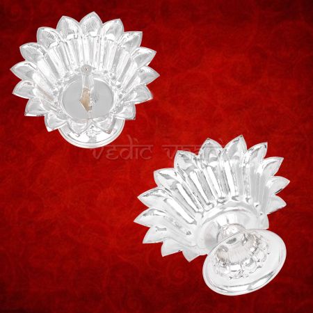Devdas Jyoti Diya in Pure Silver