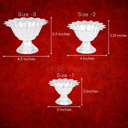 Devdas Jyoti Diya in Pure Silver