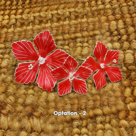 Pure Silver Hibiscus Flower for Pooja and Rituals