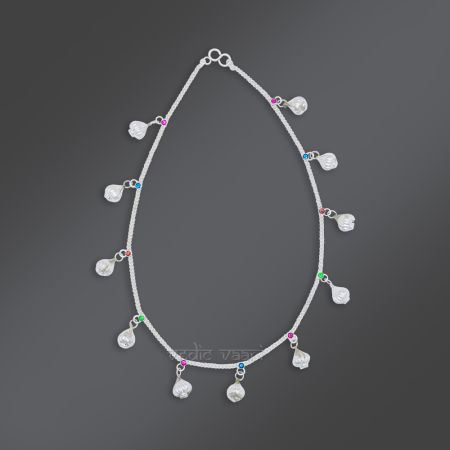 Modak Mala in Pure Sterling Silver for Decoration