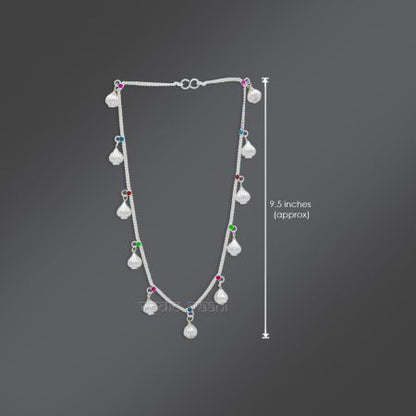 Modak Mala in Pure Sterling Silver for Decoration