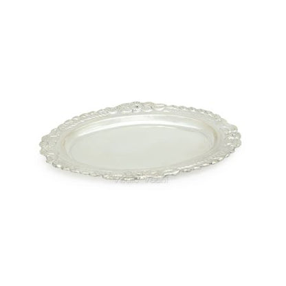 Small Pooja Prasad Thali / Plate in Pure silver