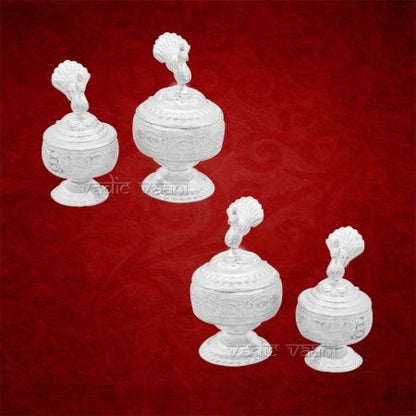 Sindoor Container (Dibbi) in Pure Silver