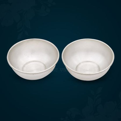 Small Bowl/Katori for Prasadam Puja Thali in Pure Silver