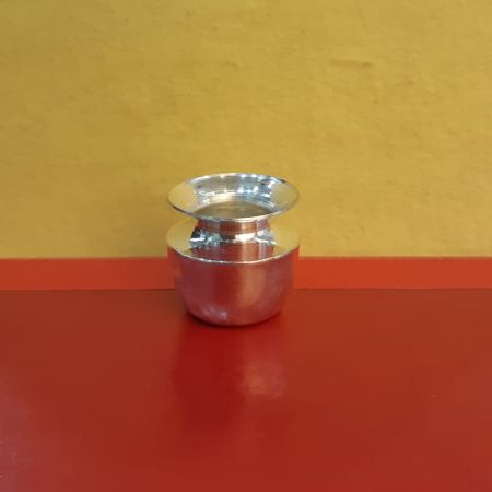 Small Loti for Puja in Pure Silver