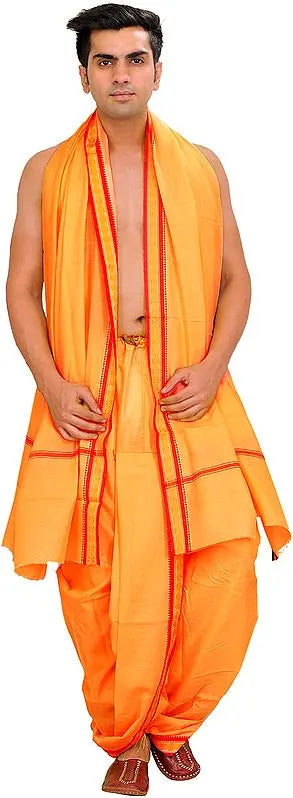 Chamomile Ready to Wear Dhoti and Veshti Set