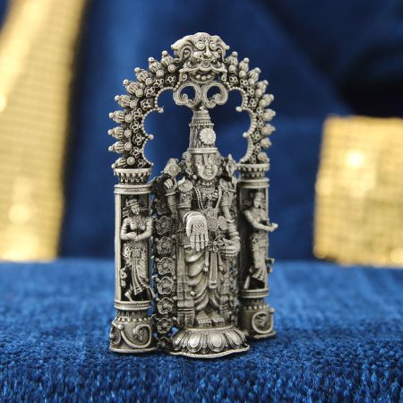 Tirupati Balaji Idol (Statue) in Pure Silver