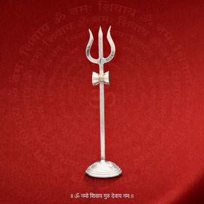 Lord Shiva Trishula/Trishul in Pure Silver
