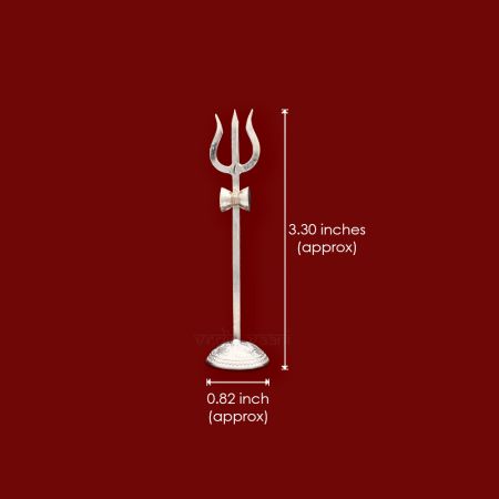 Lord Shiva Trishula/Trishul in Pure Silver