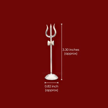 Lord Shiva Trishula/Trishul in Pure Silver