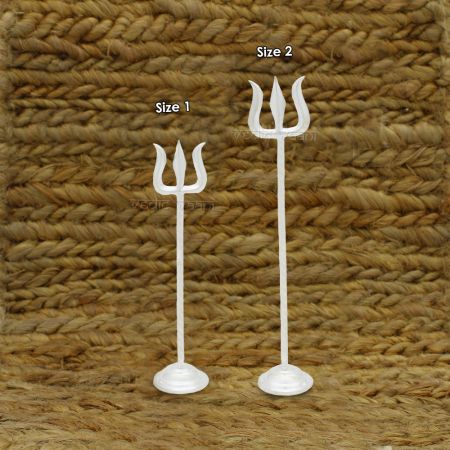 Siva Trishul in Pure Sterling Silver