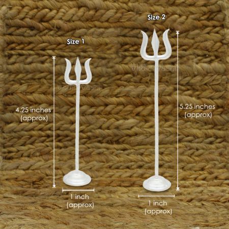 Siva Trishul in Pure Sterling Silver