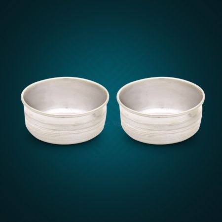 Vati/Katori Prasad Patra for Prasadam in Pure Silver