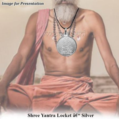 Shree Yantra Locket in Silver